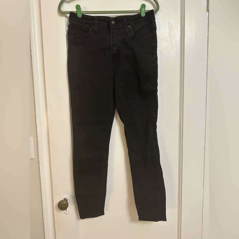 Black J. Crew Mercantile skinny jeans, size 29